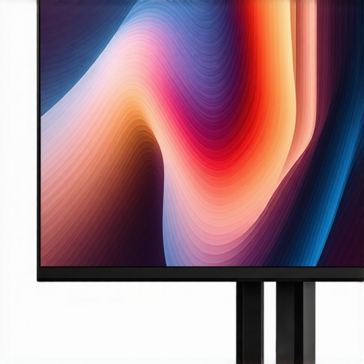 Professional 4K HDR monitor showcasing high contrast and vibrant colors in editing studio