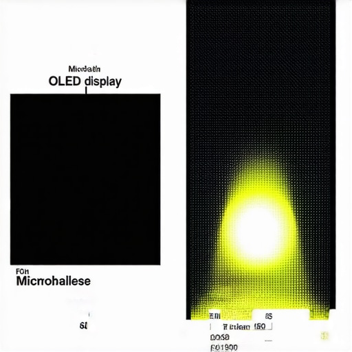 Comparison of MicroLED and OLED displays showing differences in durability, brightness, and color fidelity.