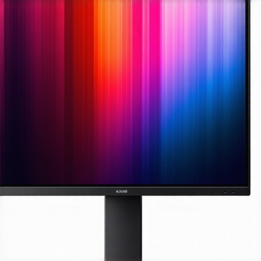 Professional HDR monitor displaying vivid, high-contrast imagery