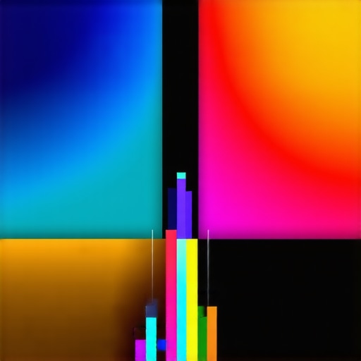 3D diagram illustrating color volume and perceptual uniformity in high-end HDR monitors.