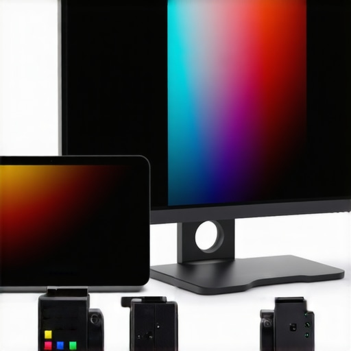 Professional HDR monitor showcasing vibrant, accurate colors in a creative workspace