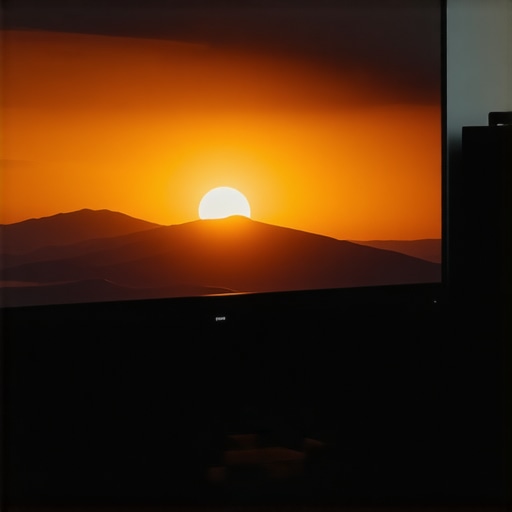 Calibrated professional monitor displaying high dynamic range and vivid colors