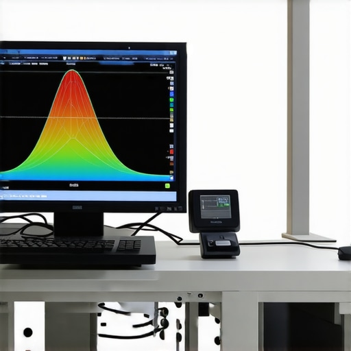 Device performing spectral analysis on professional monitor