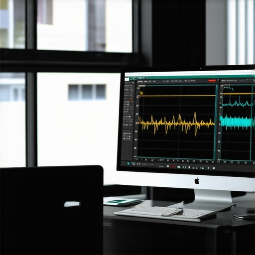 Monitor showing spectral calibration data and color profiles, representing advanced calibration techniques.