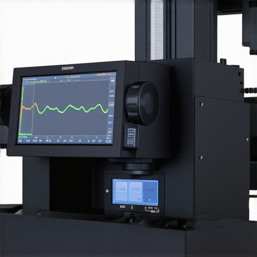 Professional spectrophotometer measuring spectral data in a calibration lab
