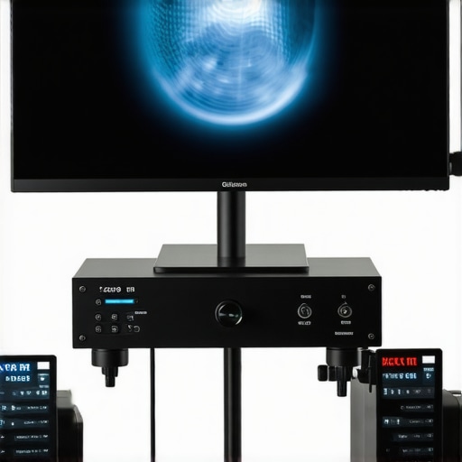 Professional monitor calibration system utilizing AI sensors with a 4K HDR display