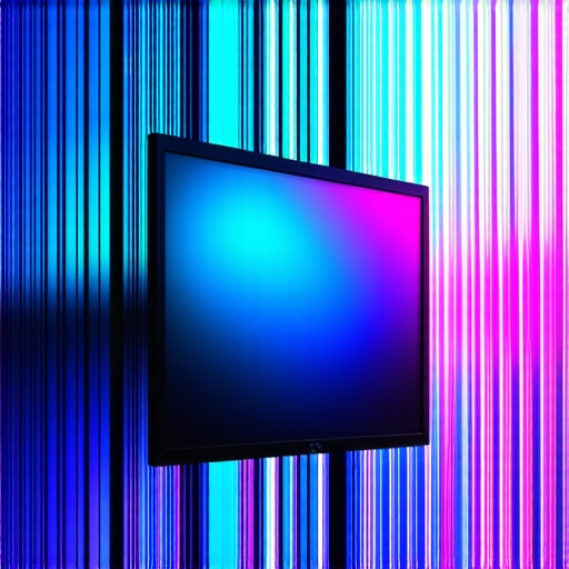 Close-up of a professional HDR monitor demonstrating vivid colors and high luminance