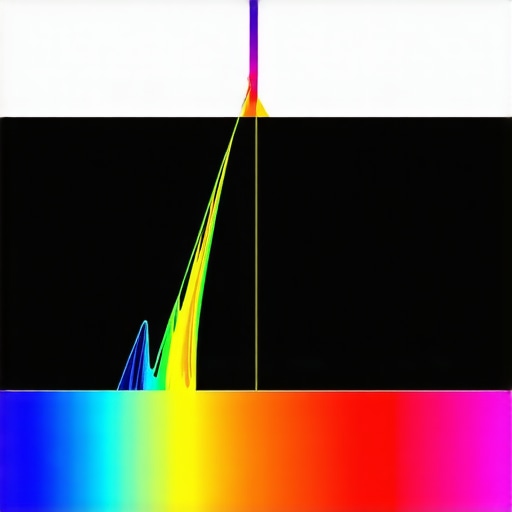 Spectrometer analyzing monitor spectral emission for precision calibration