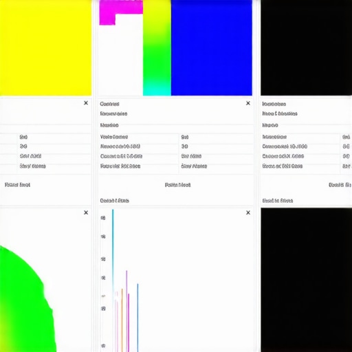 Display showing calibration tools and color analysis graphs for professional-grade monitor