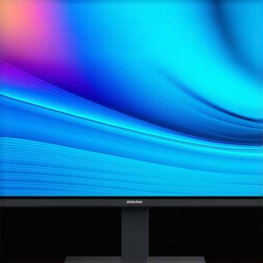 Close-up of a professional HDR monitor highlighting rich colors and high contrast