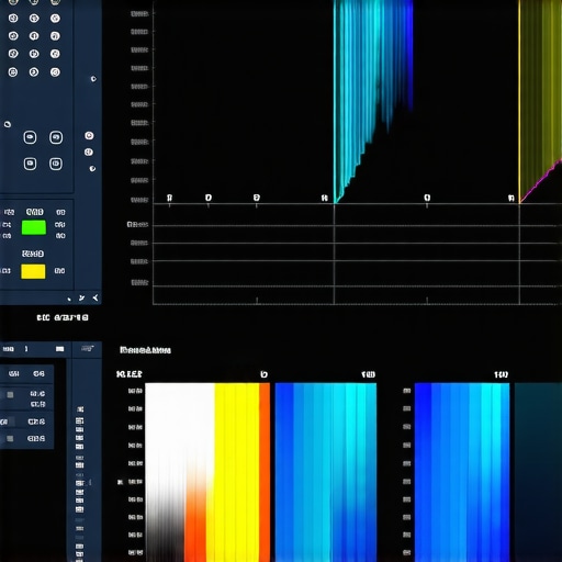 High-precision color calibration tools in use on a professional monitor.