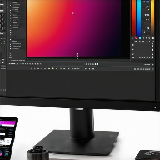 Professional HDR monitor showcasing accurate color calibration