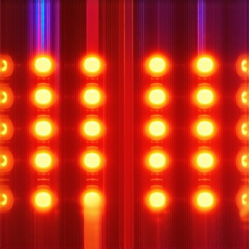Detailed view of a micro-LED screen showcasing color accuracy and uniform backlighting