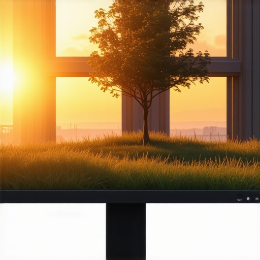 A professional-grade monitor showcasing accurate colors and calibration interface