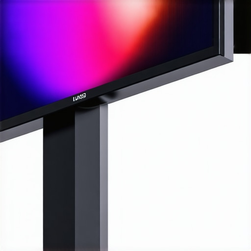 Detailed image of a professional monitor with quantum dot and OLED panels highlighting color accuracy and contrast enhancements.