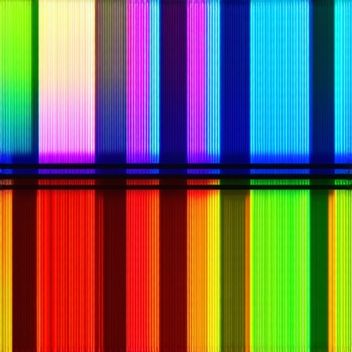 Detailed view of quantum dots within a display panel emphasizing color purity and uniformity.