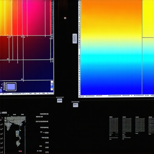 Professional spectral measurement device calibrating high-end display