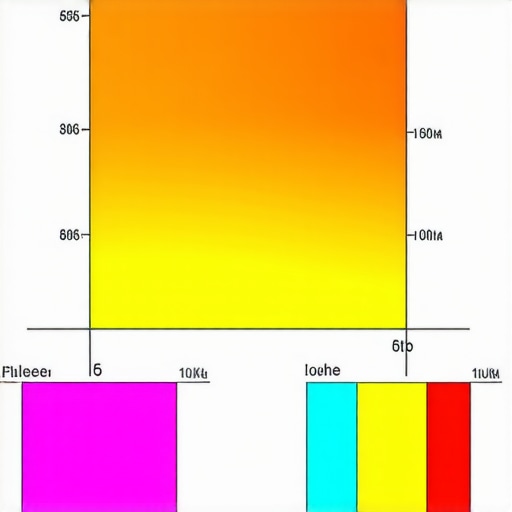 Spectrophotometer measuring color consistency across a high-resolution monitor.