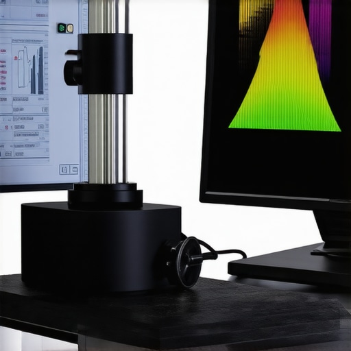 Spectroradiometer measuring display spectra for advanced calibration