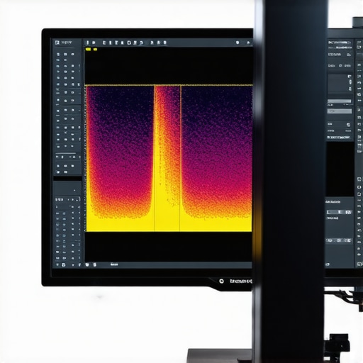 Professional display calibration involving spectral profiling tools and software.