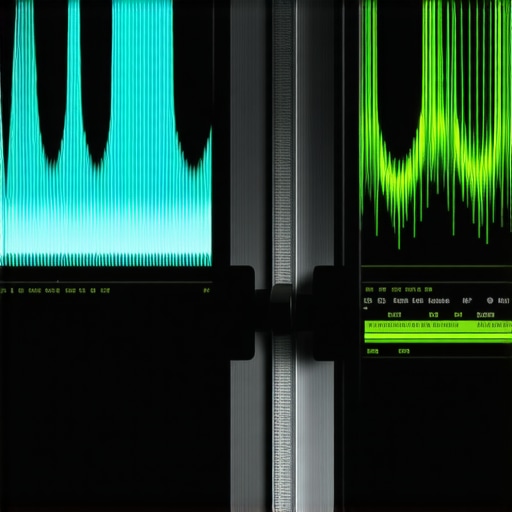 Spectroradiometer device analyzing spectral emission from high-end HDR display during calibration process.