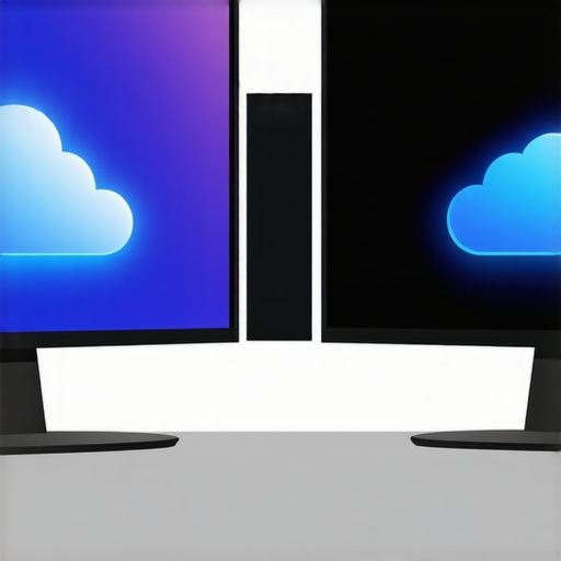 Visualization of AI-driven HDR monitor calibration process with cloud data integration.