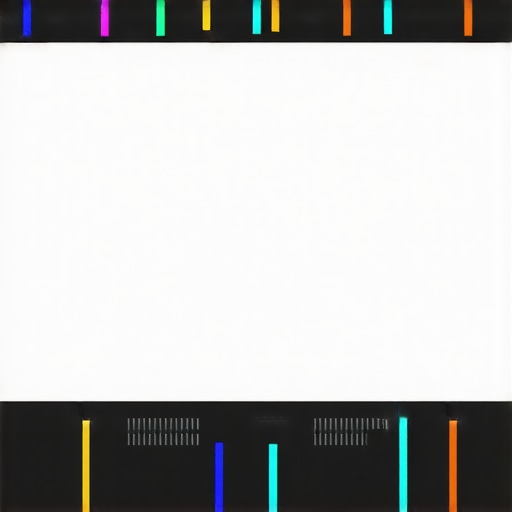 Close-up of a MicroLED display with calibration sensors demonstrating visual stability in HDR