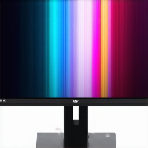 Professional monitor displaying calibration and HDR content with advanced tools