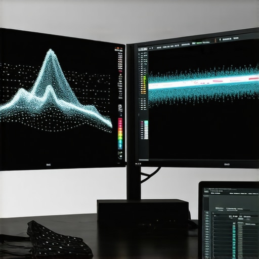 Spectroradiometer measuring HDR monitor luminance during calibration