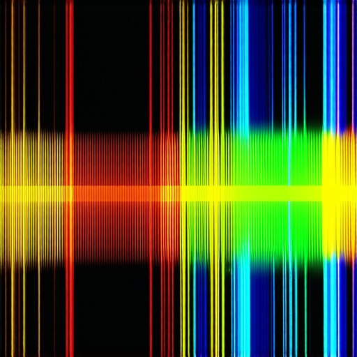 Detailed illustration of spectral emission peaks demonstrating nano filter purity in HDR monitors.