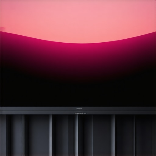 A professional HDR monitor showcasing vibrant colors and deep contrast levels for color grading