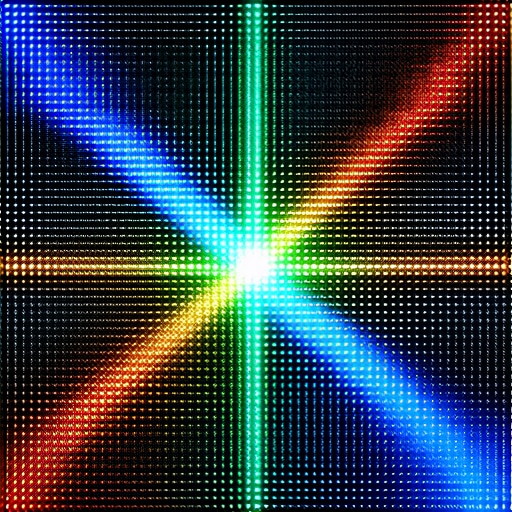 Micro-LED Display with Quantum Dot Nano-Filtering Close-up of a high-end professional monitor showcasing vibrant colors and nano-filter technology