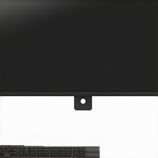 High-tech professional monitor with vivid HDR and quantum dot display in a studio environment