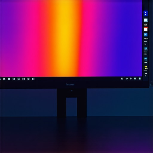 Close-up of a professional HDR display showcasing thermal vents and calibration hardware