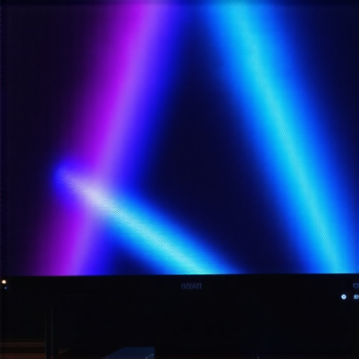 Detailed view of innovative cooling channels and holographic backlight layers in a professional HDR monitor