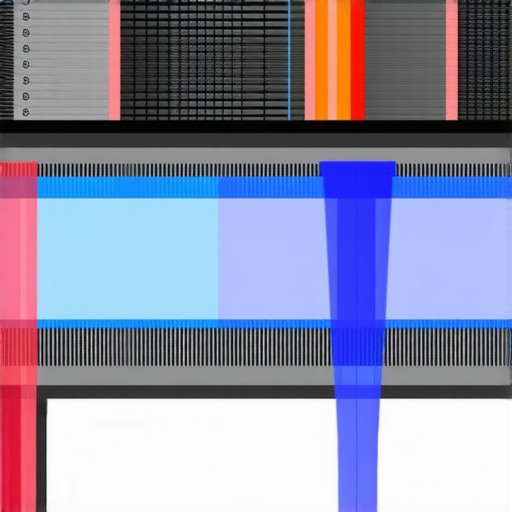 Innovative Cooling Solutions for HDR Monitors Close-up of advanced microfluidic cooling channels embedded in high-end monitor panel