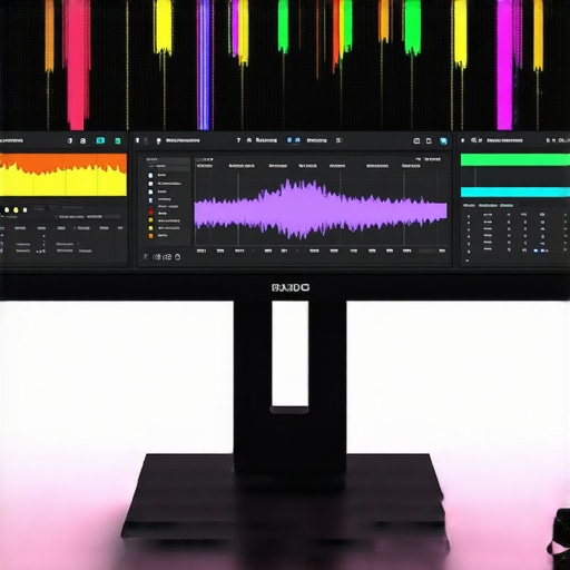 Next-Gen Calibration in Action Modern professional monitor showcasing adaptive calibration technology