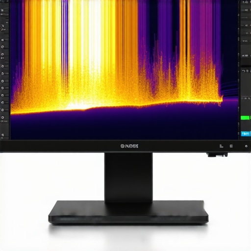 Spectroradiometric Calibration in Action Device measuring spectral light emitted by a high-end HDR monitor during calibration process